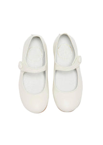 Girls Ivory Leather Mary Jane Shoes (20-34EU) Shoes  from Pepa London