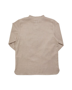 Pereprine Shirt in Beige Minicheck
