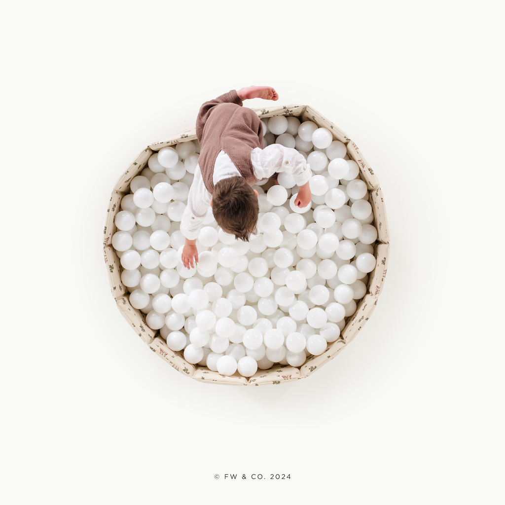 Peter Rabbitª@overhead image of ball pit