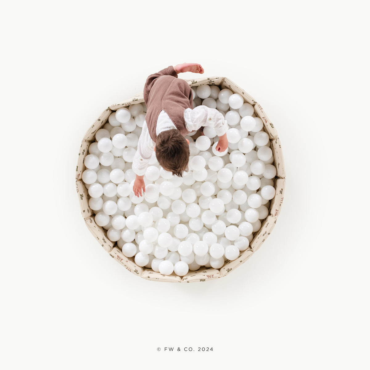 Peter Rabbitª@overhead image of ball pit