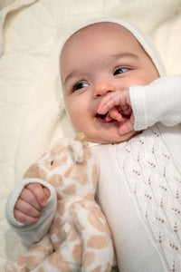 Sasha Baby Set in Pearl White