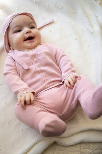 Isabella Baby Set in Rose Petal