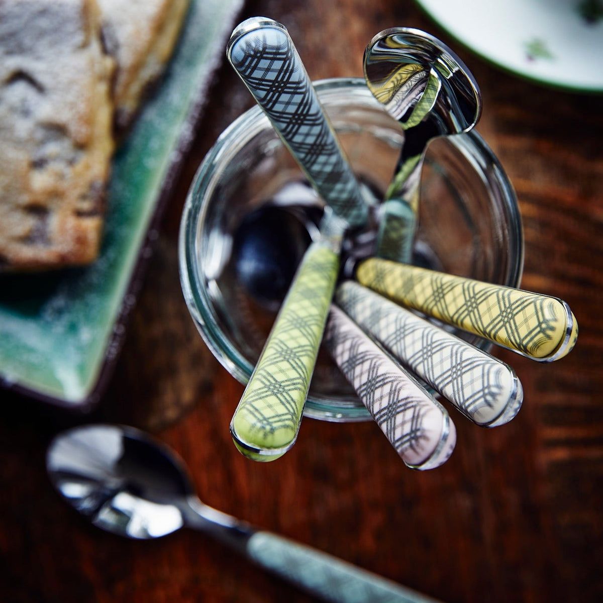 Tartan Teaspoons Mixed, Set of 6