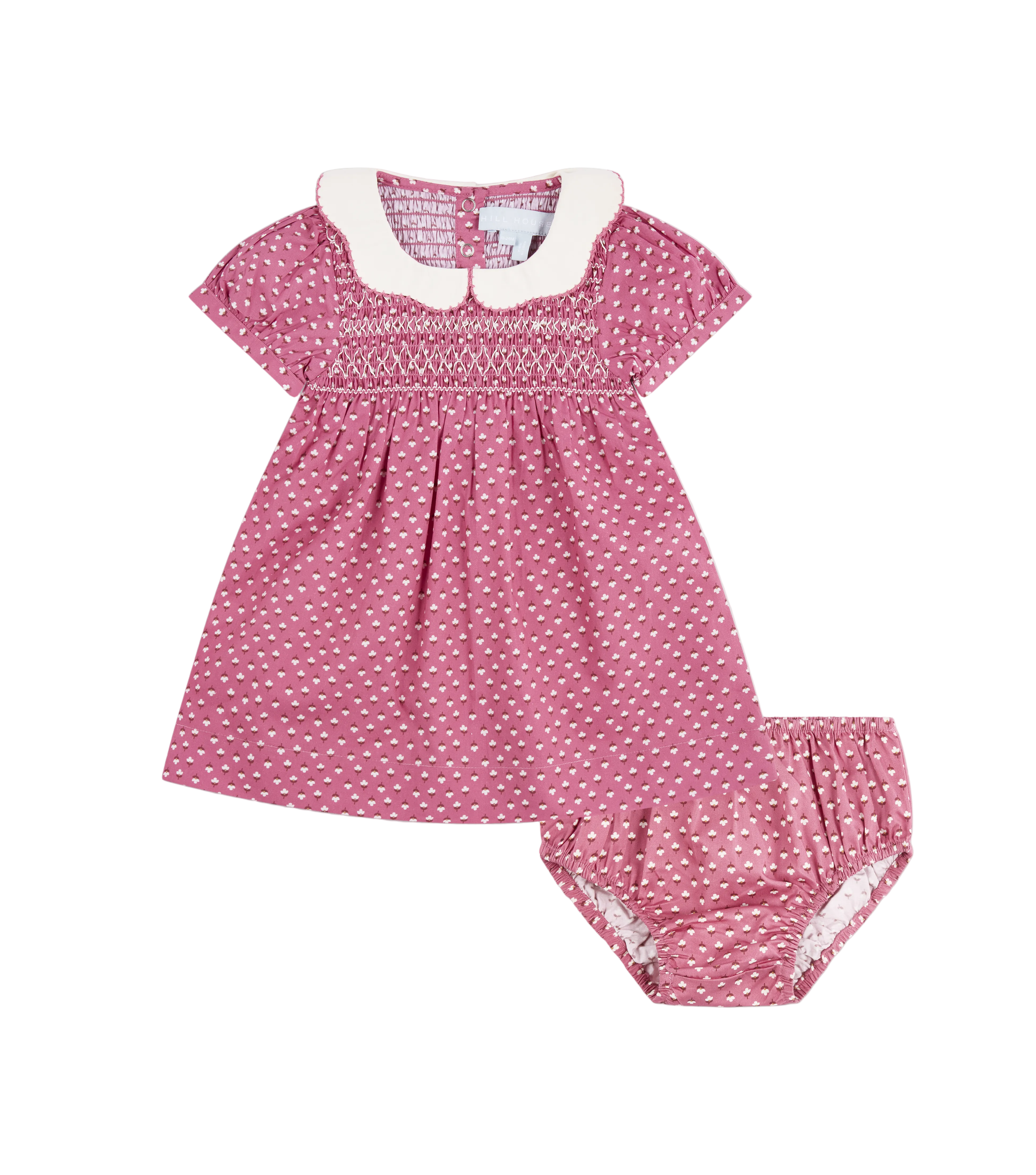 The Baby Mina Nap Dress in Poppy Half Drop Rose