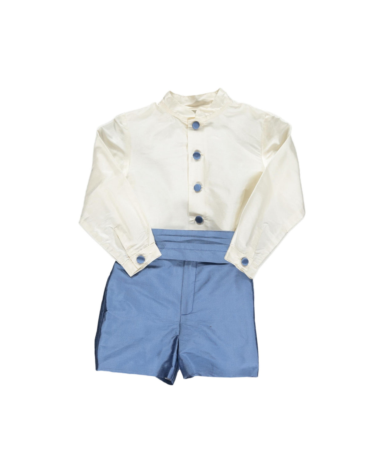 Philipe Shirt Silk Blue