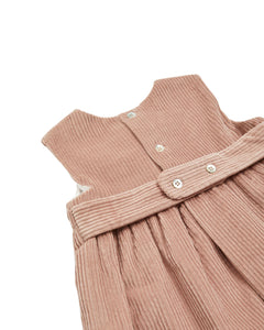 Pichi Dress Pink Corduroy