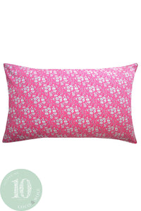 Pillowcase made with Liberty Fabric CAPEL FUCHSIA - Coco & Wolf