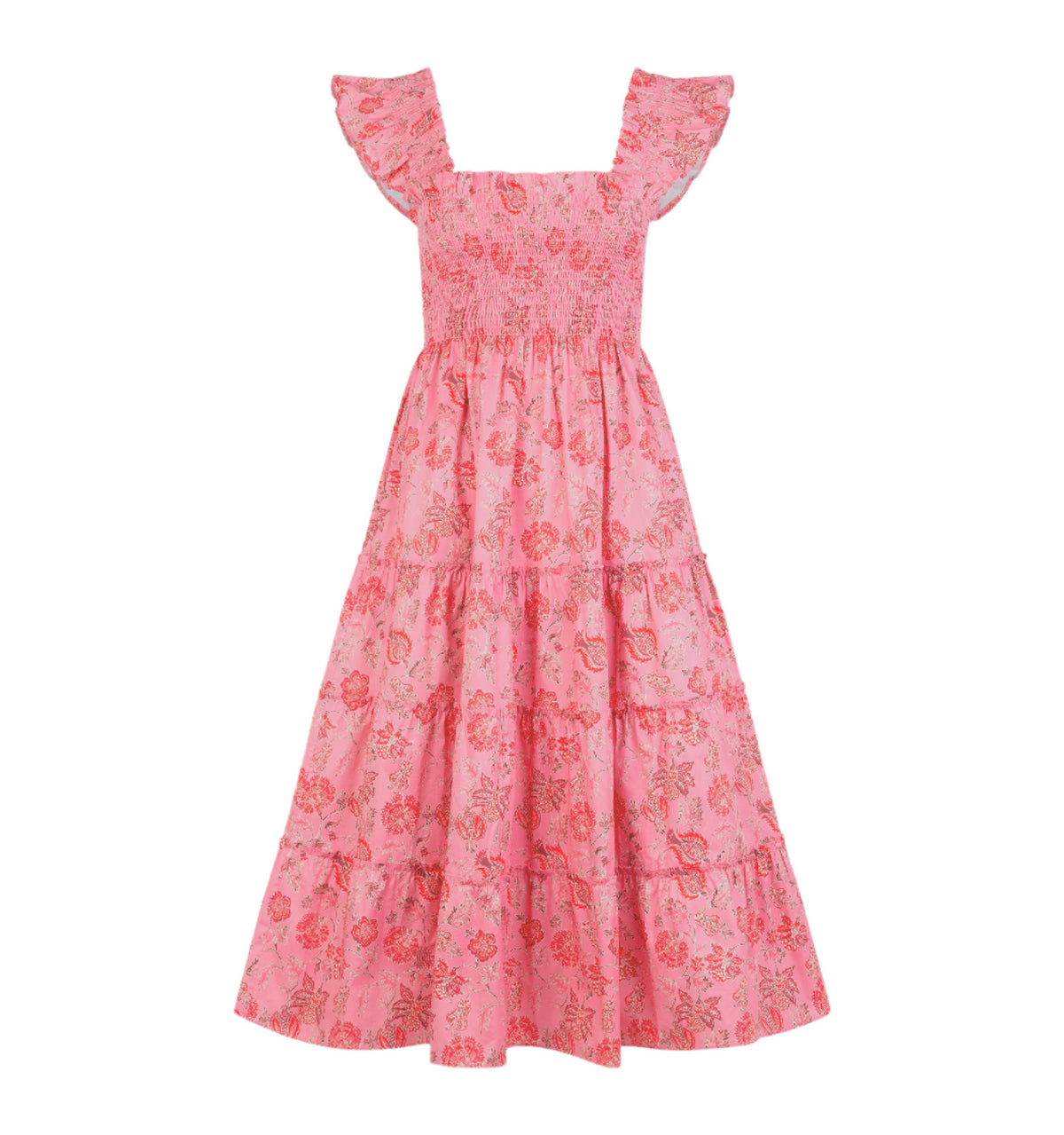 The Ellie Nap Dress in Pink Pimlico Floral