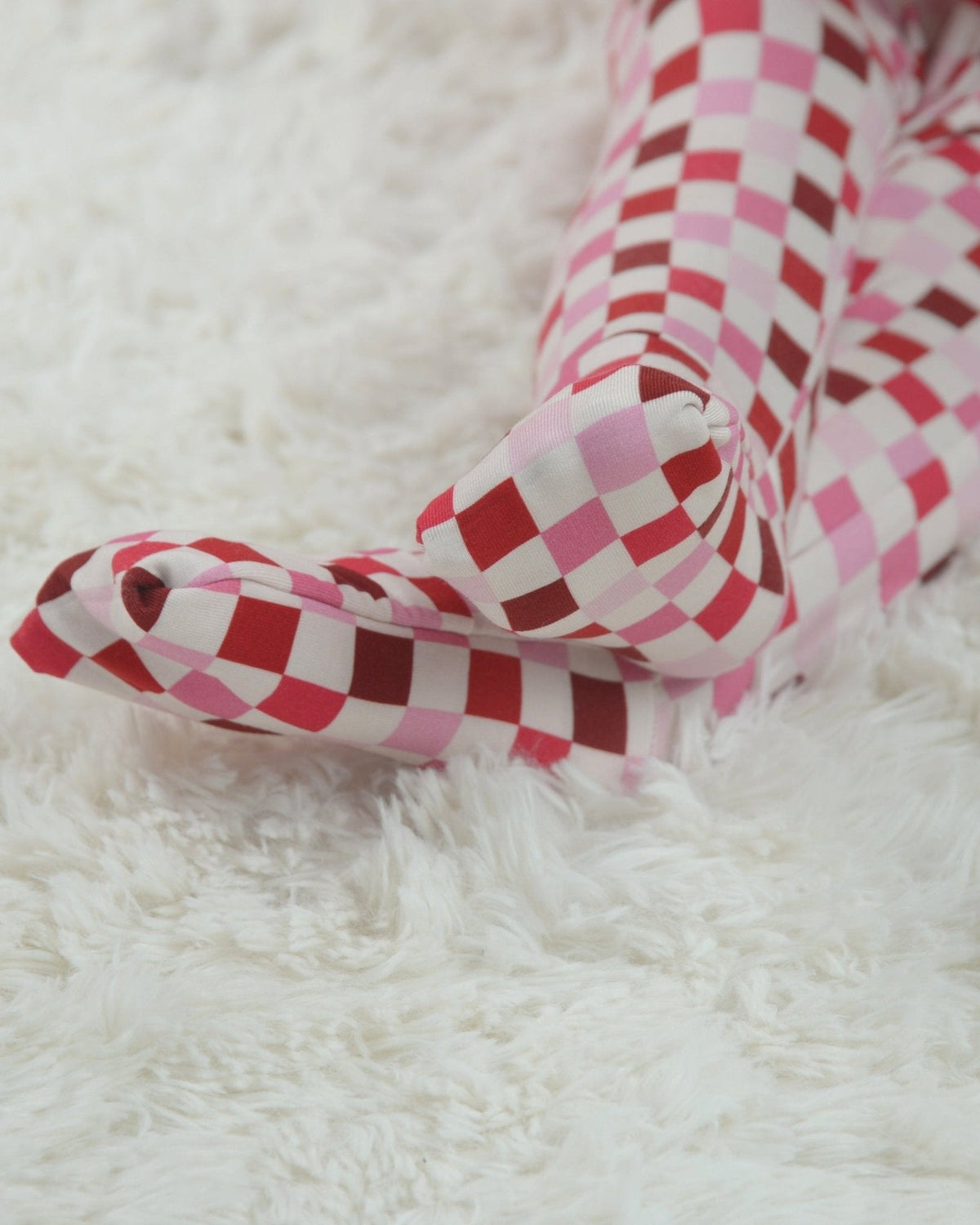 Pink Bamboo Pajama for Baby, Toddler Bamboo PJs, Vday Pajamas