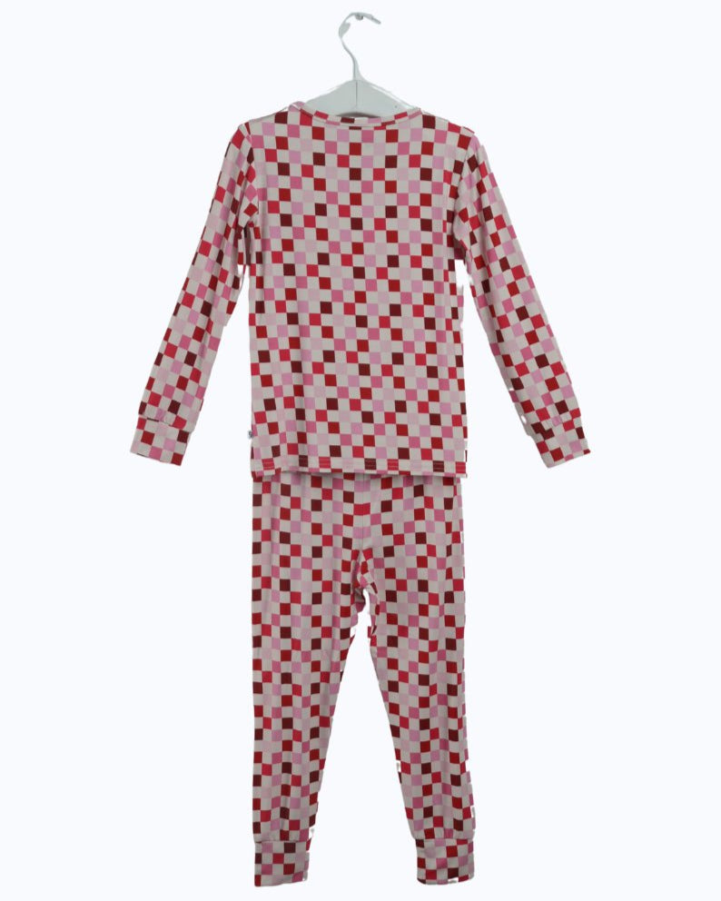 Pink Bamboo Pajama Set for Kids, Toddler Bamboo Pajamas