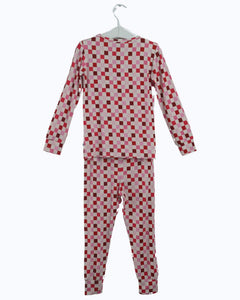Pink Bamboo Pajama Set for Kids, Toddler Bamboo Pajamas