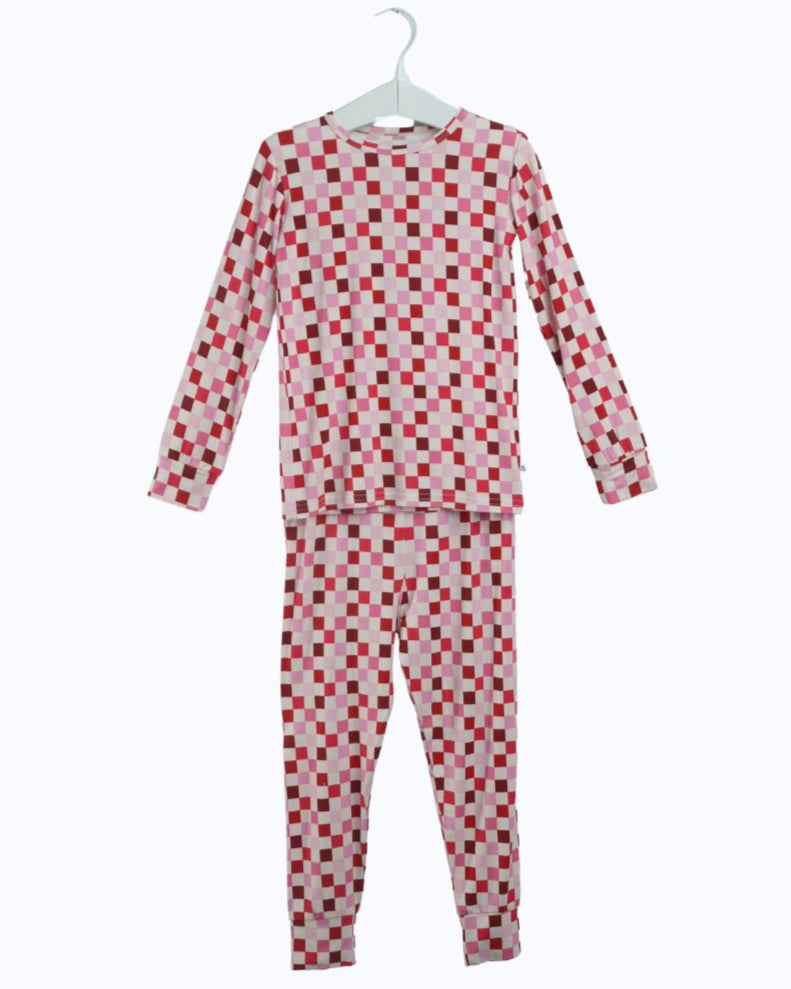 Pink Bamboo Pajama Set for Kids, Toddler Bamboo Pajamas