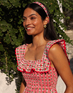 Pink City Prints Alpine Rose Carrie Dress