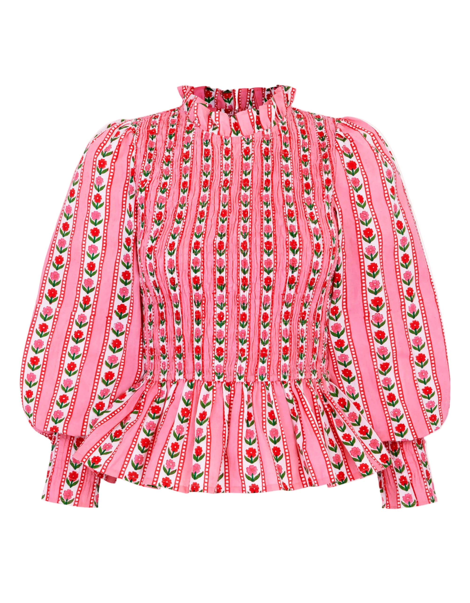 Pink City Prints Alpine Rose Isabel Top