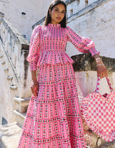 Pink City Prints Alpine Rose Isabel Top