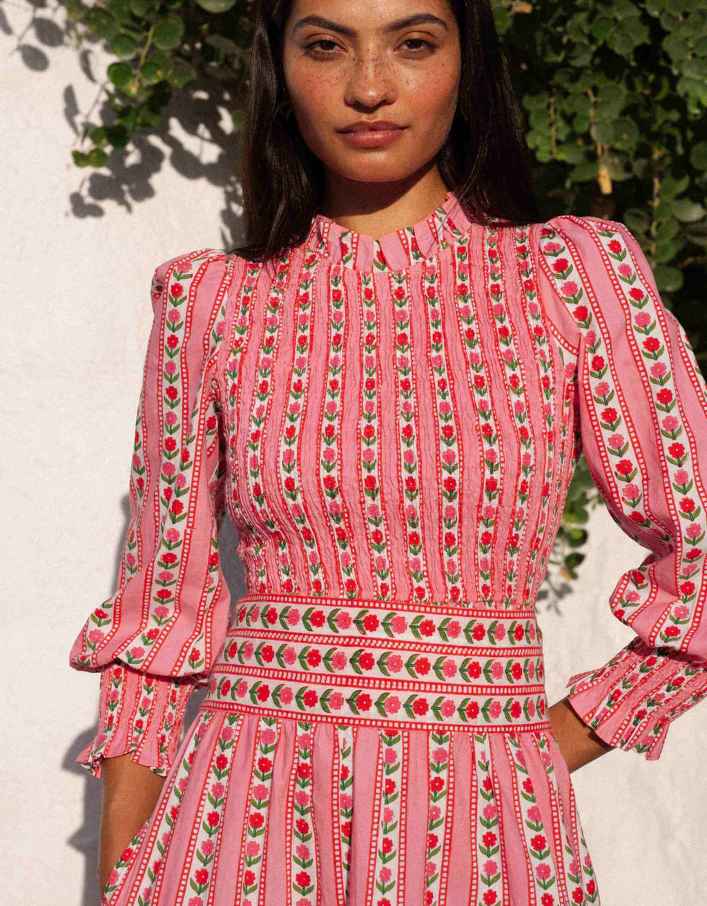 Pink City Prints Alpine Rose Rah Rah Skirt