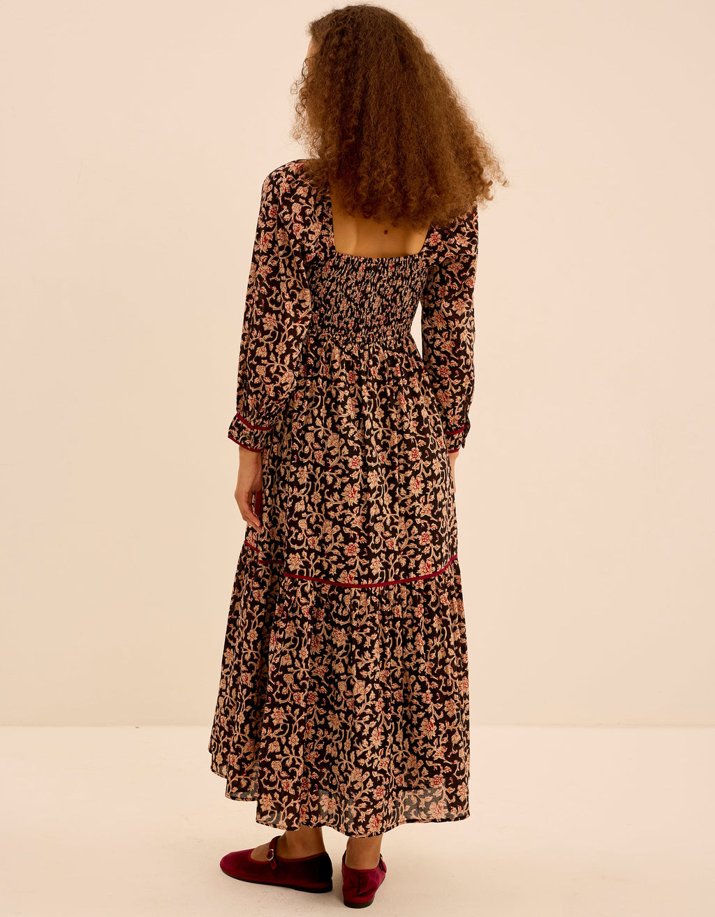 Pink City Prints Chanderi Jaal Riley Dress