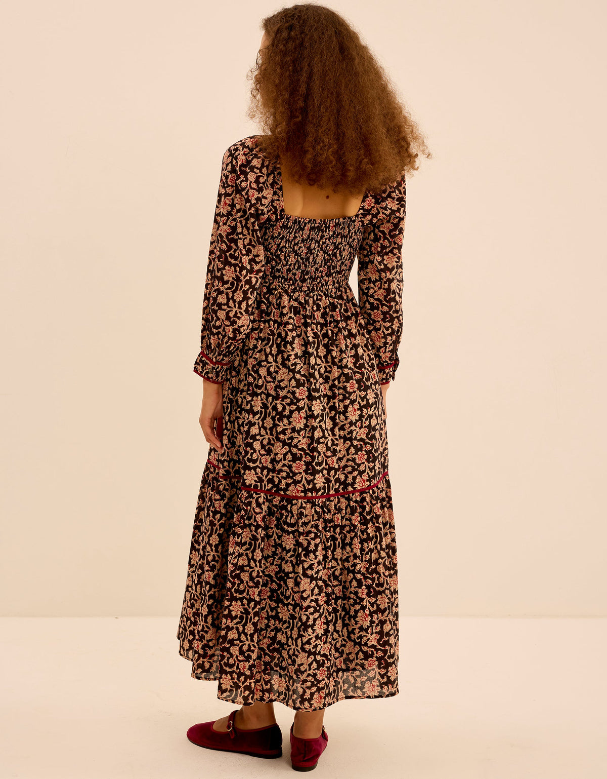Pink City Prints Chanderi Jaal Riley Dress