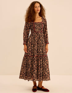 Pink City Prints Chanderi Jaal Riley Dress