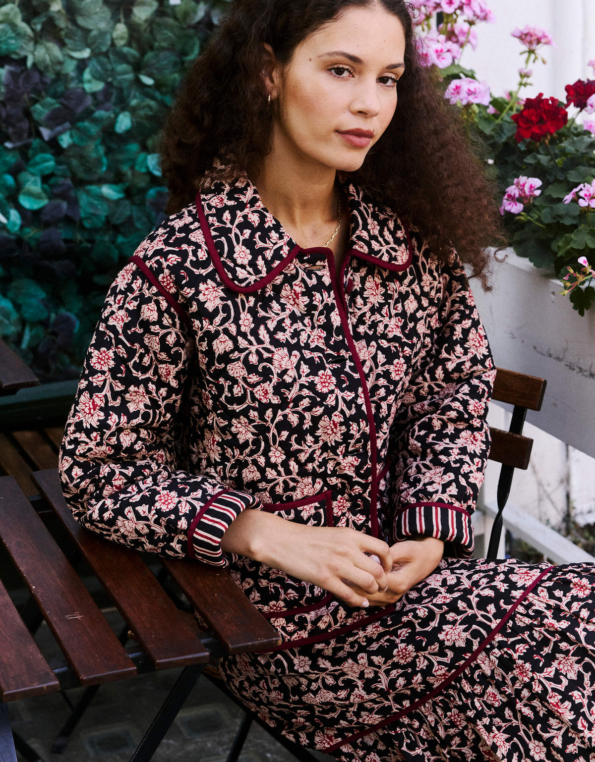 Pink City Prints Chanderi Jaal Stevie Jacket
