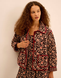 Pink City Prints Chanderi Jaal Stevie Jacket