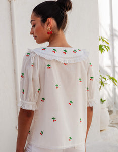 Pink City Prints Cherrylicious Ava Blouse