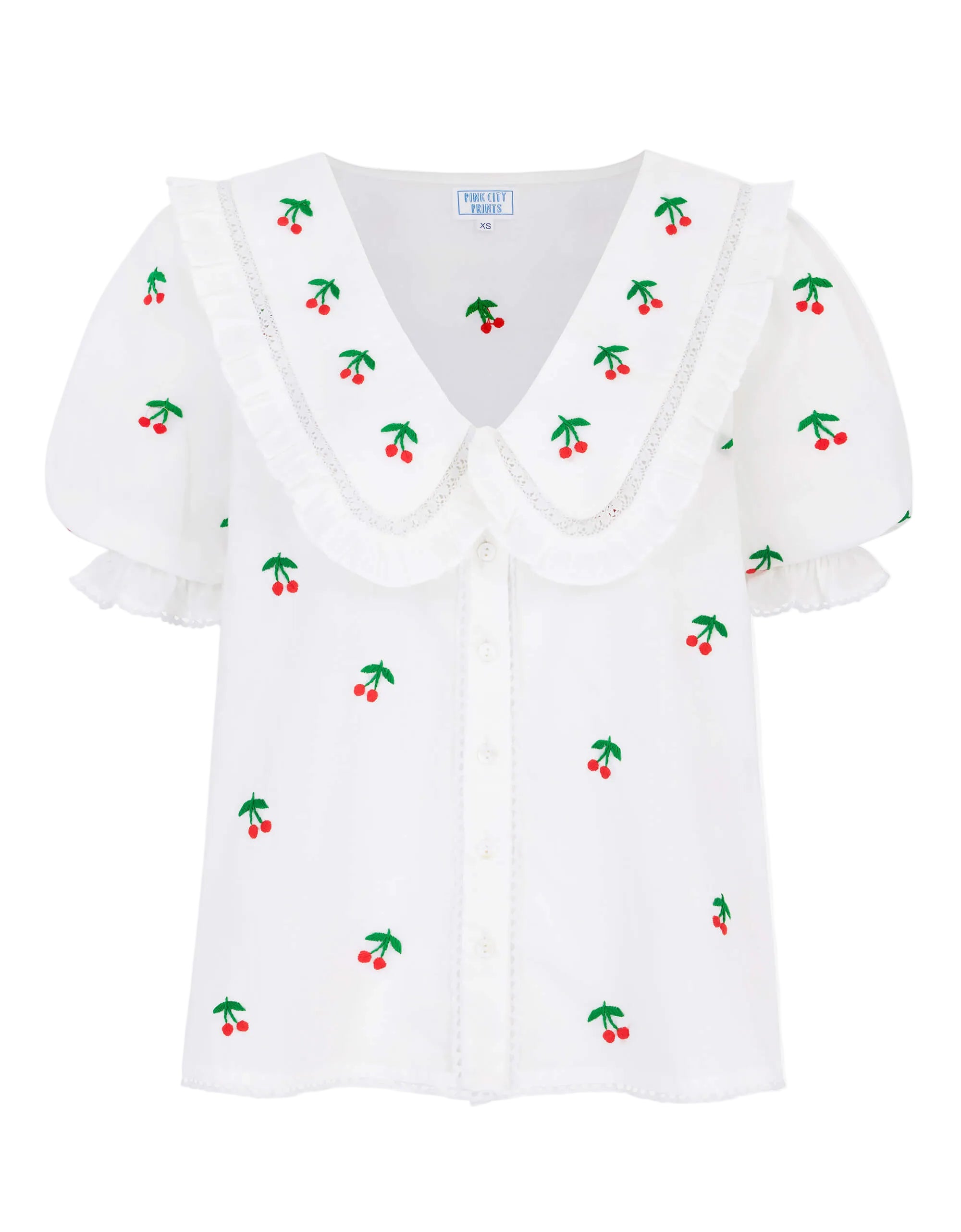 Pink City Prints Cherrylicious Ava Blouse