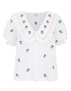 Pink City Prints Cherrylicious Ava Blouse