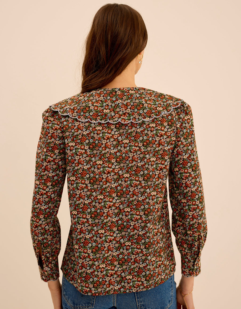 Pink City Prints Cinnamon Meadow Apple Blouse