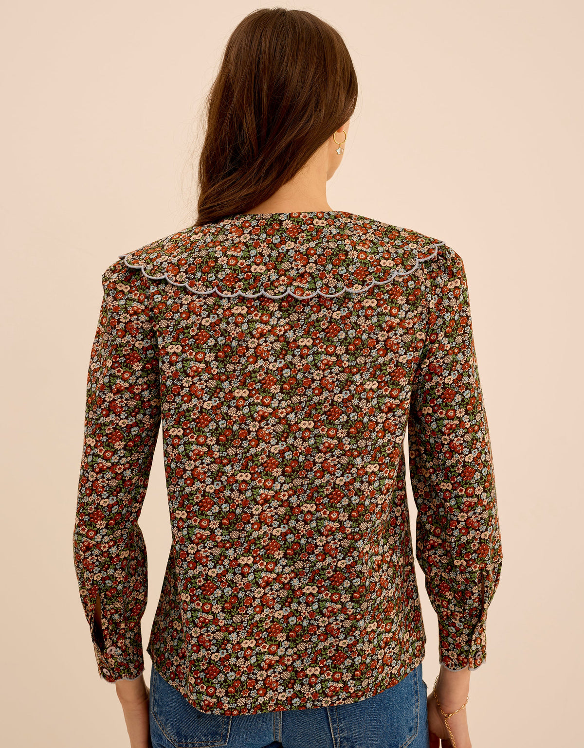 Pink City Prints Cinnamon Meadow Apple Blouse