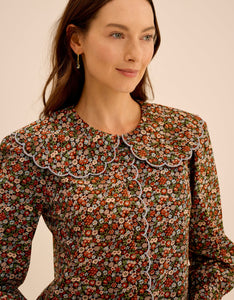 Pink City Prints Cinnamon Meadow Apple Blouse