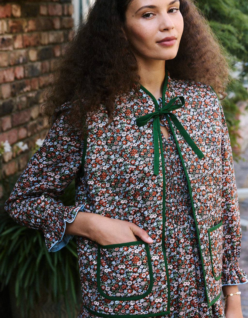 Pink City Prints Cinnamon Meadow Maggie Gilet
