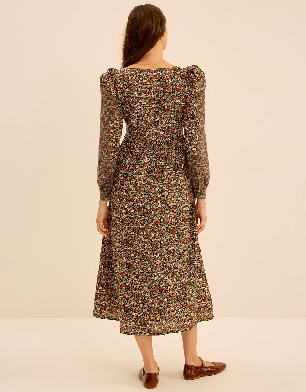 Pink City Prints Cinnamon Meadow Olivia Dress