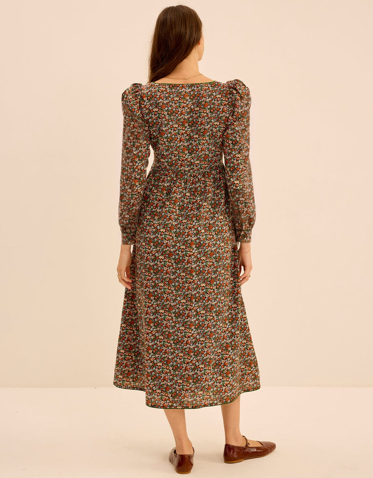 Pink City Prints Cinnamon Meadow Olivia Dress