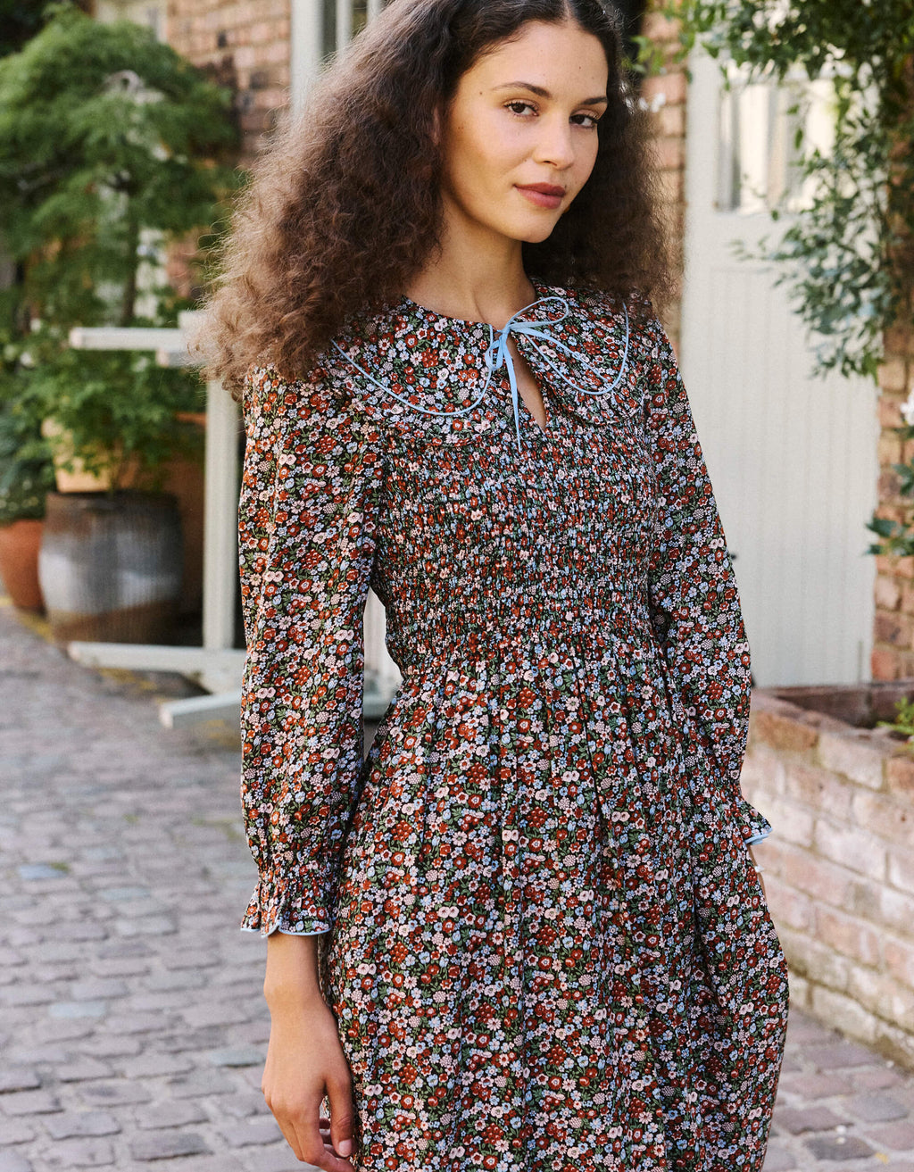 Pink City Prints Cinnamon Meadow Rita Dress