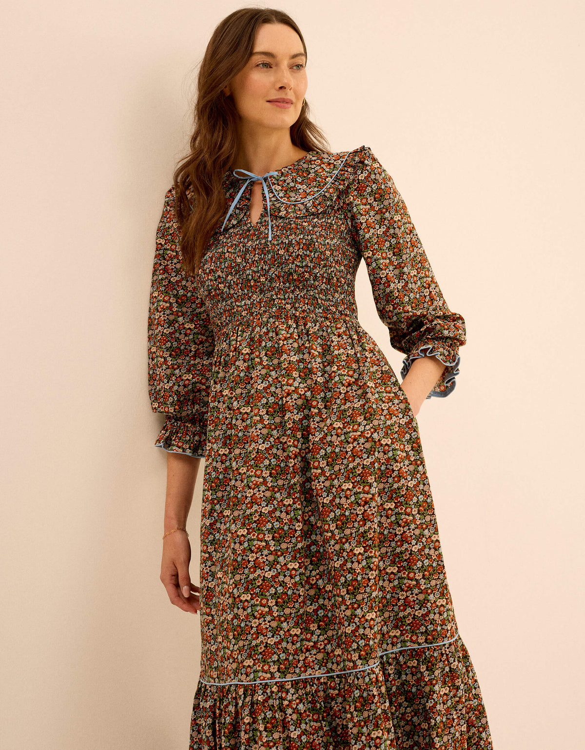 Pink City Prints Cinnamon Meadow Rita Dress