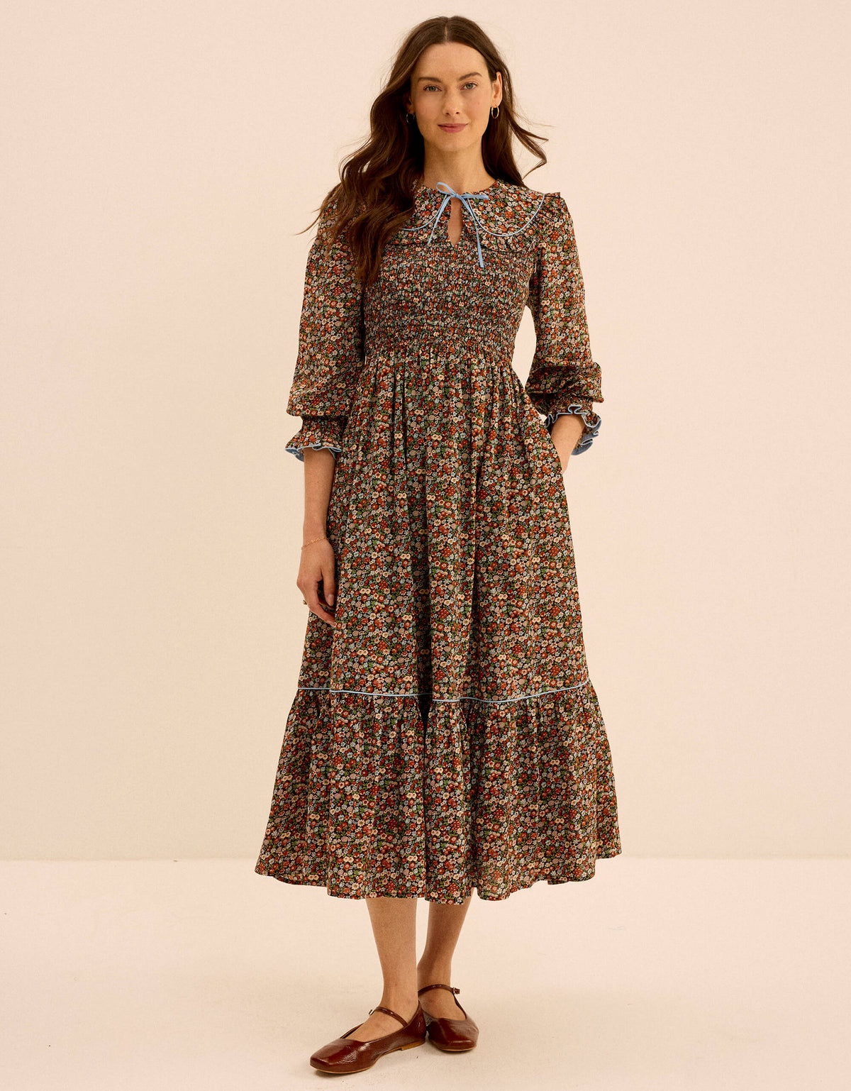 Pink City Prints Cinnamon Meadow Rita Dress