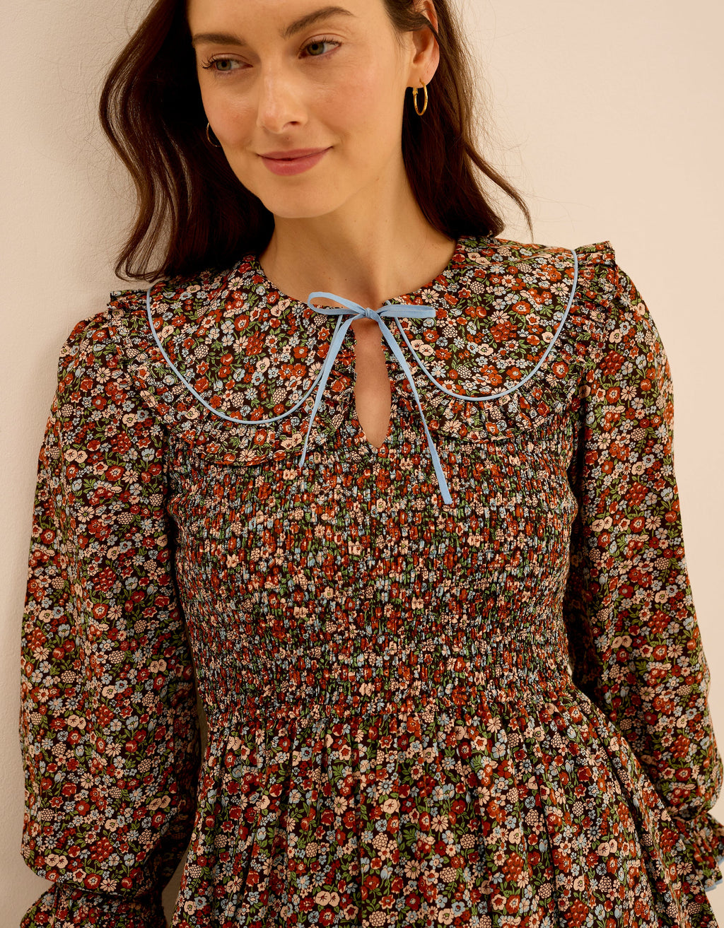 Pink City Prints Cinnamon Meadow Rita Dress