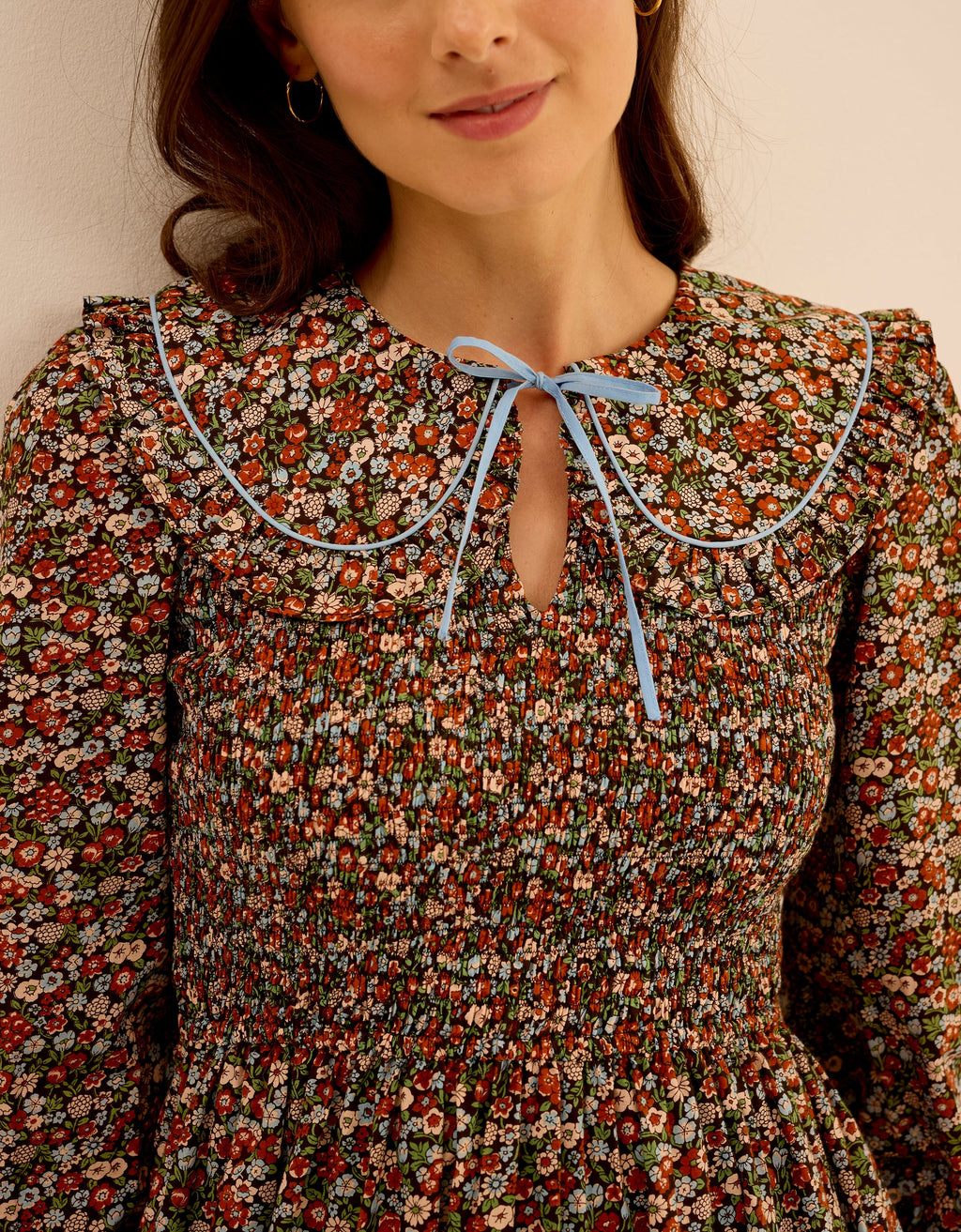 Pink City Prints Cinnamon Meadow Rita Dress