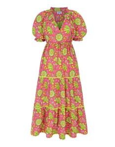 Electric Bloom Calypso Dress