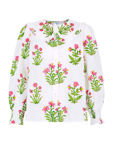 Pink City Prints Electric Meadow Apple Blouse