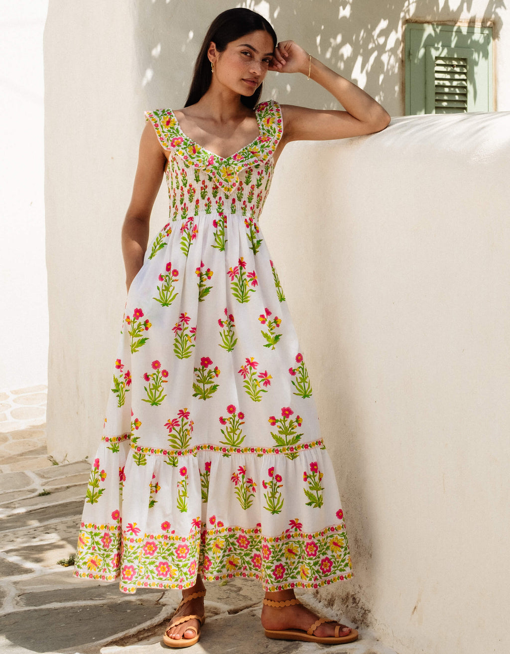 Pink City Prints Electric Meadow Paxos Dress