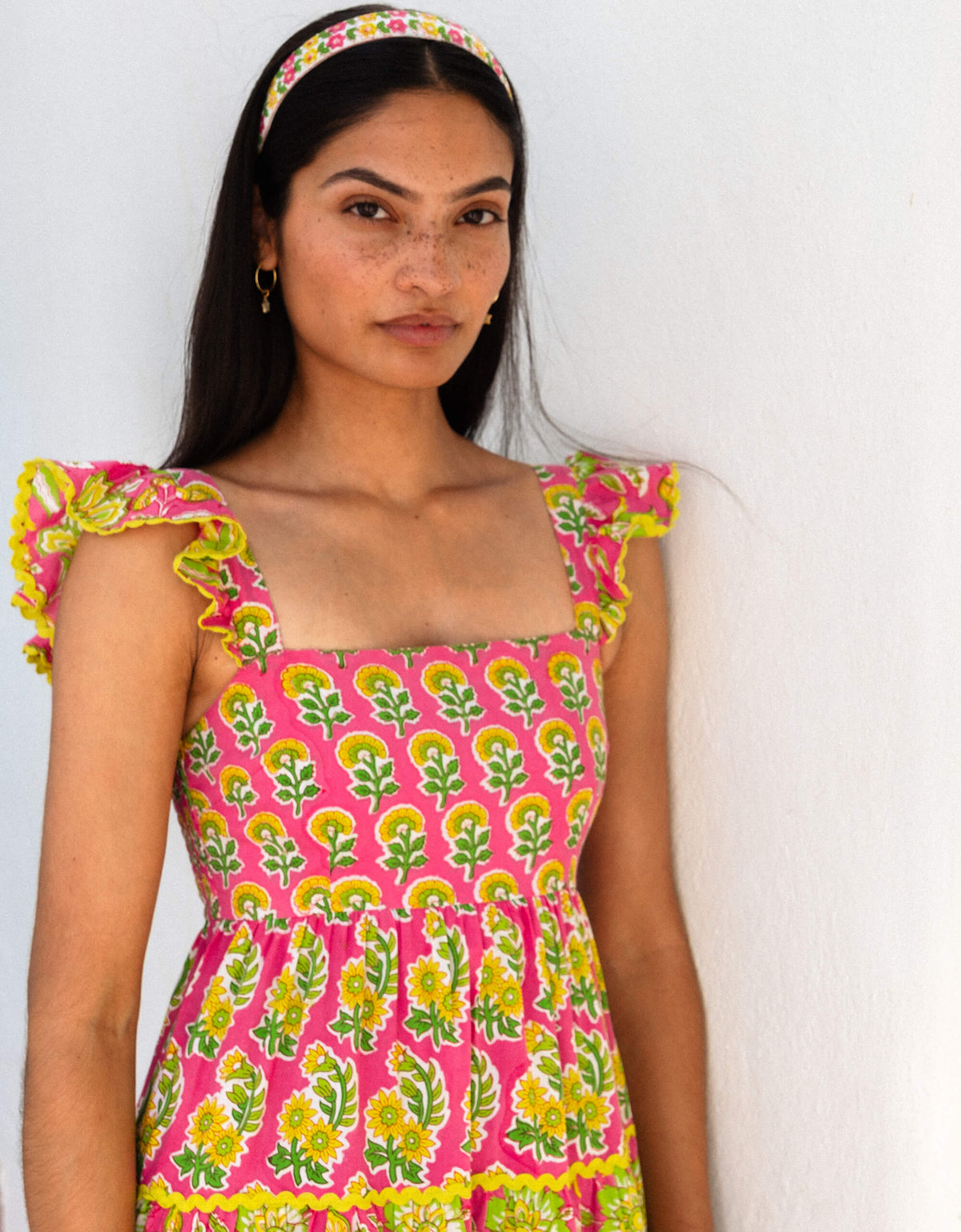 Pink City Prints Electric Mix Xanthe Dress