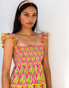 Pink City Prints Electric Mix Xanthe Dress