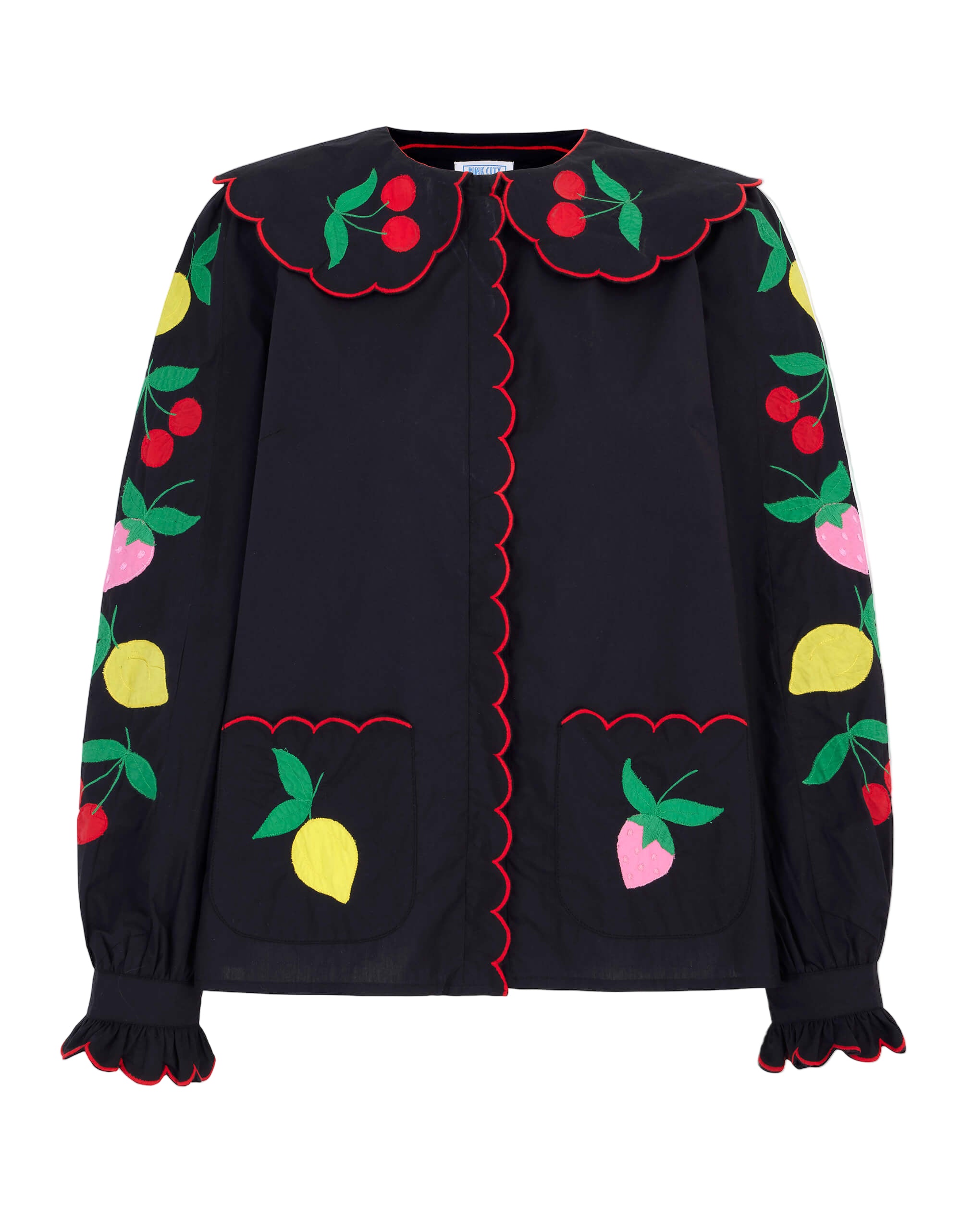 Pink City Prints Feeling Fruity Apple Blouse