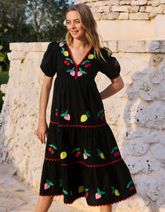 Pink City Prints Feeling Fruity Jolie Dress