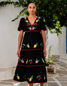 Pink City Prints Feeling Fruity Jolie Dress