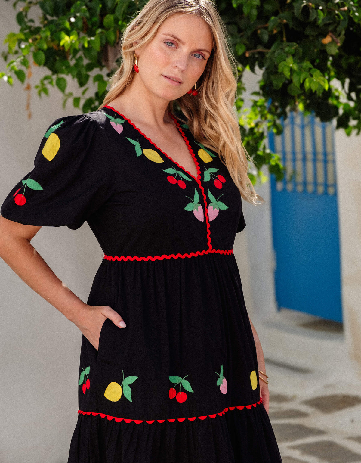 Pink City Prints Feeling Fruity Jolie Dress