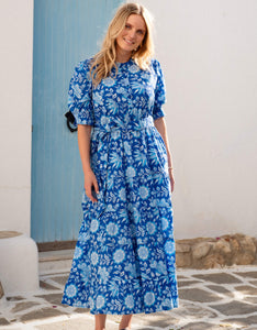 Pink City Prints Ink Jaal Matilda Dress