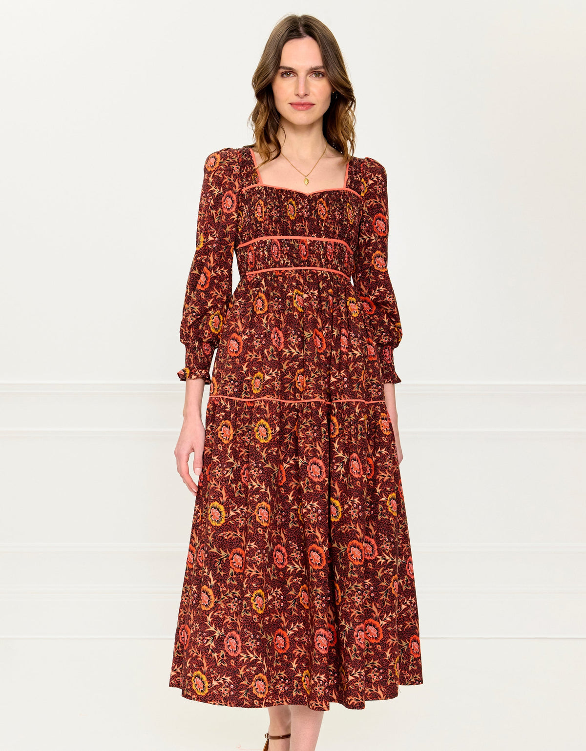 Pink City Prints Jakarta Floral Rachel Dress